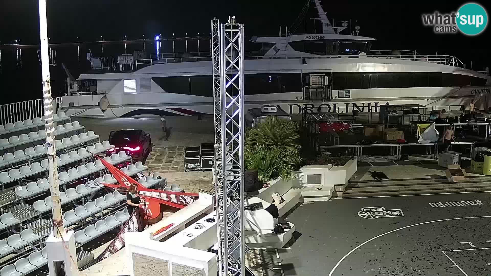Livecam Promenade a Novalja