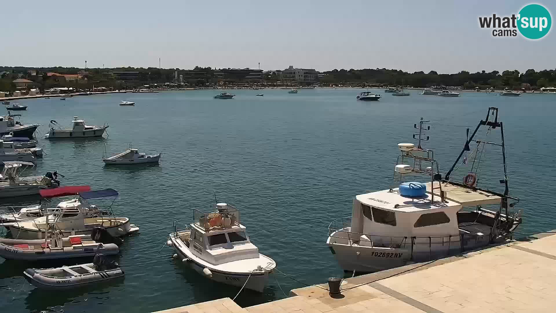 Webcam Novalja seaside promenade