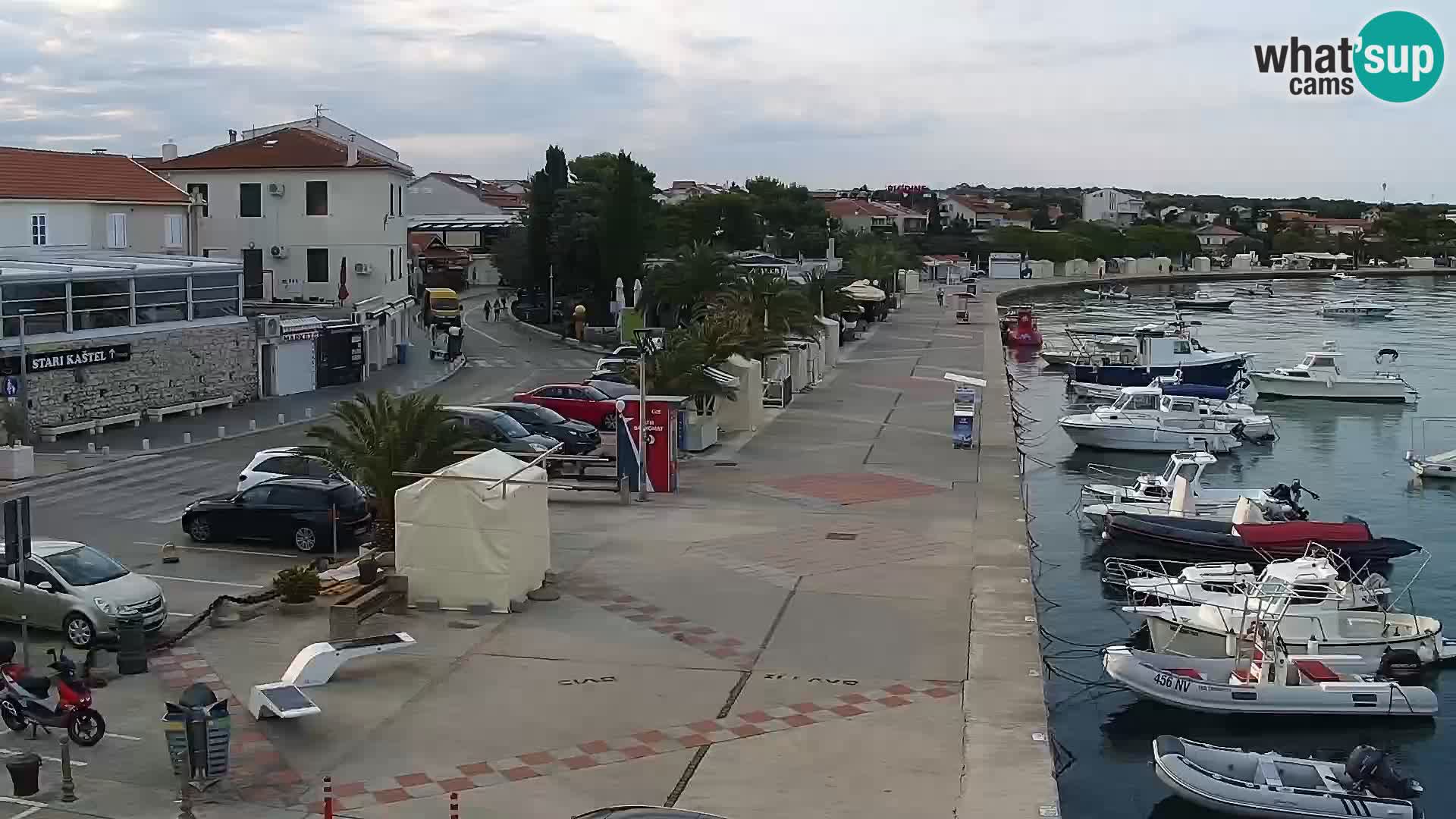 Novalja Livecam promenade