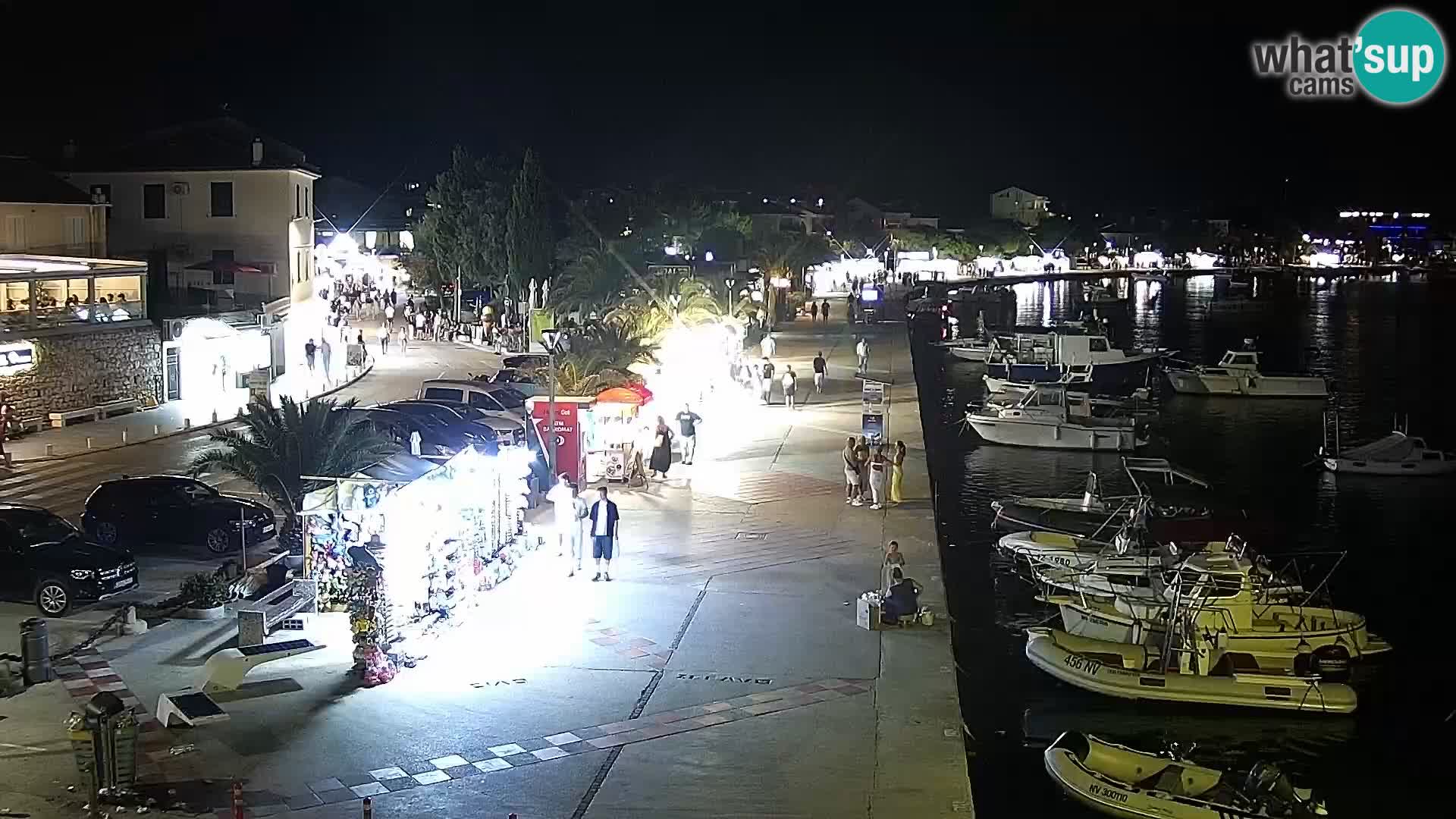 Novalja Livecam promenade