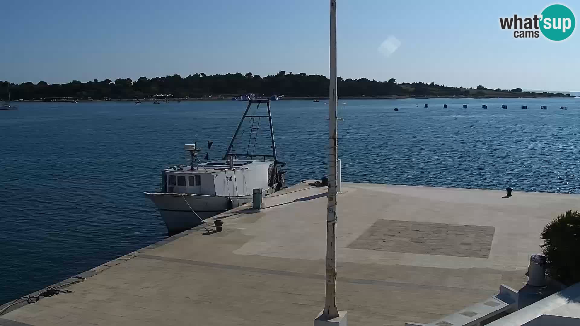 Novalja spletna kamera promenada