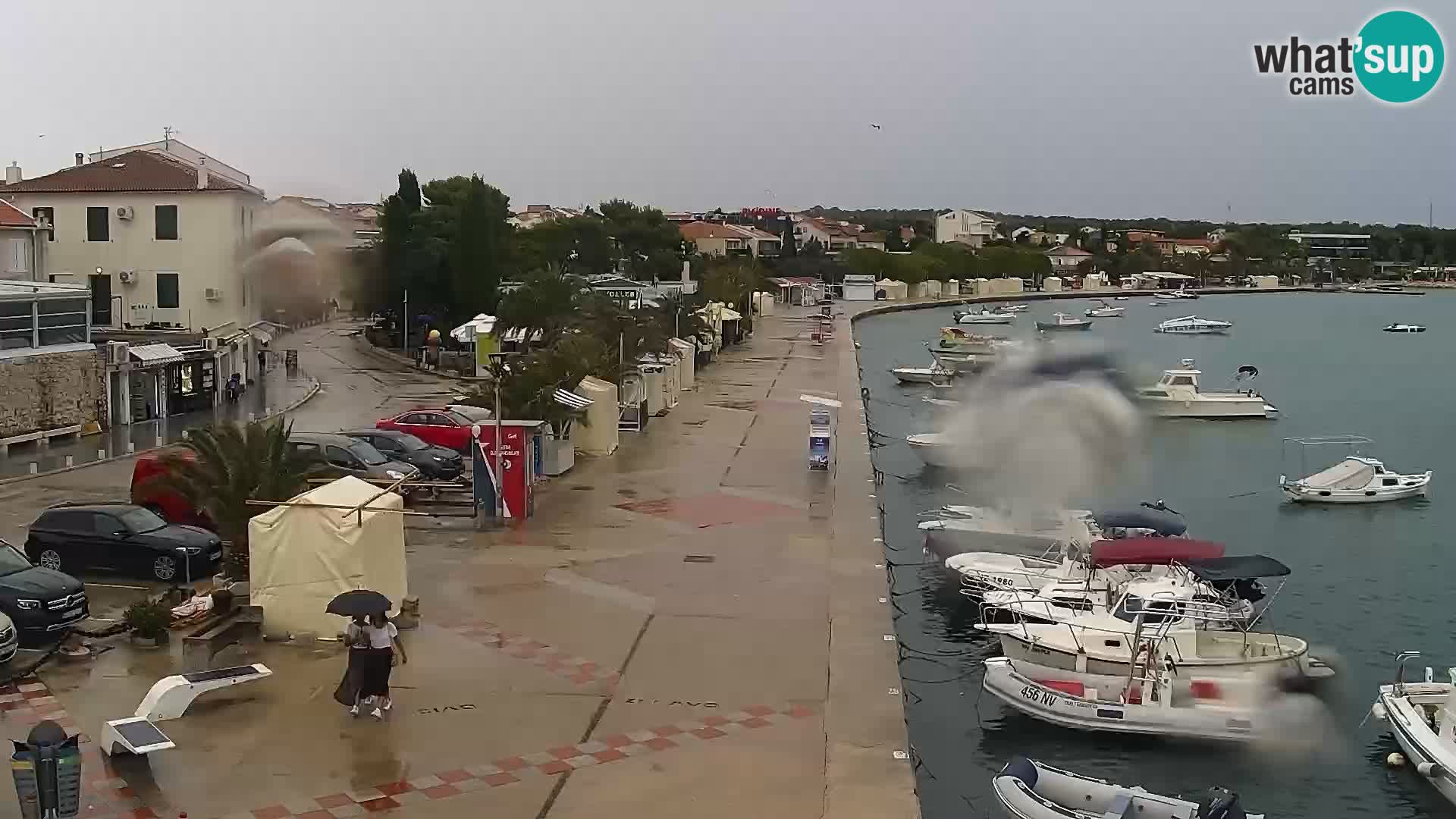 Novalja Livecam promenade
