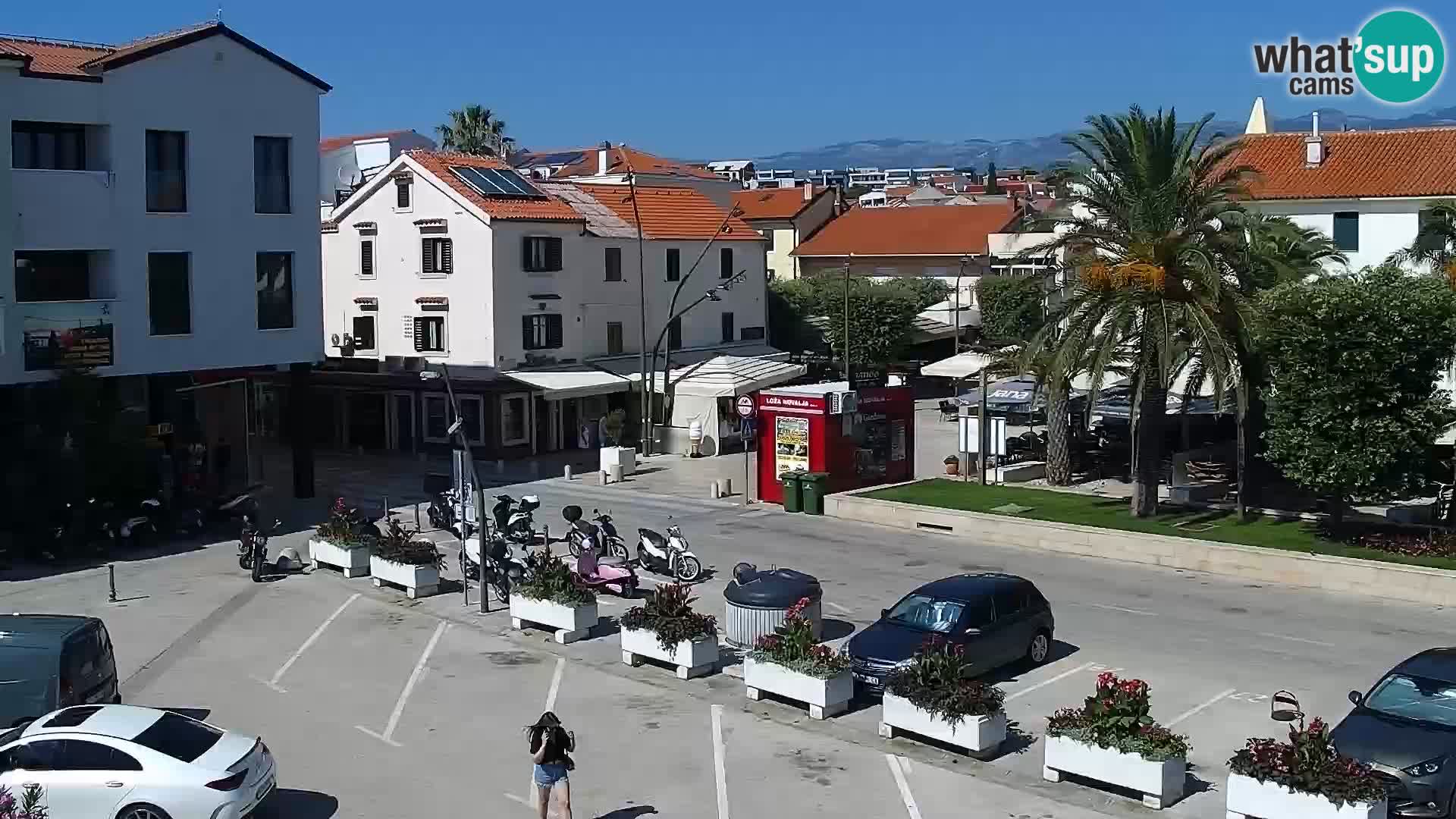 Novalja Livecam promenade