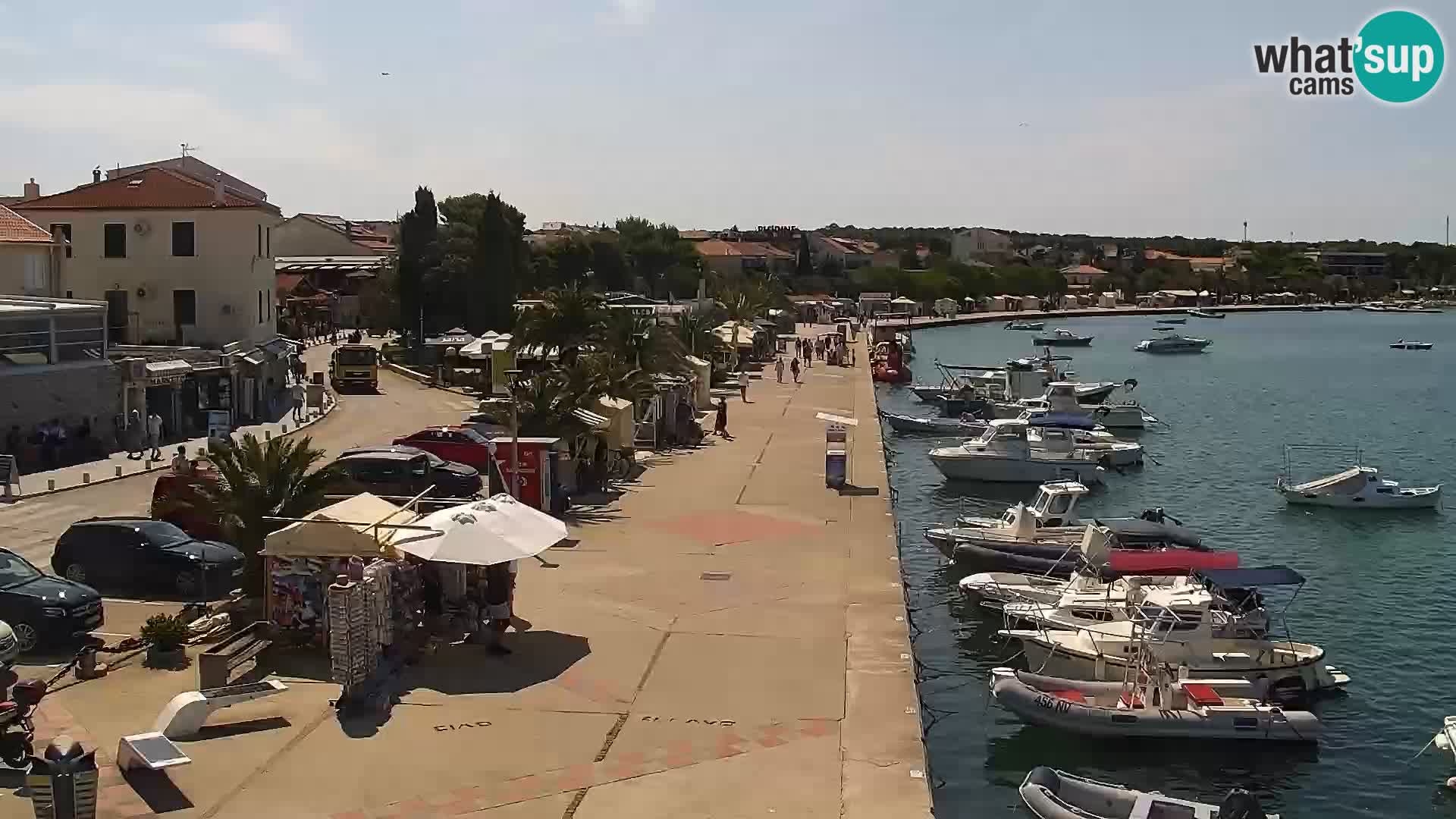 Novalja Livecam promenade