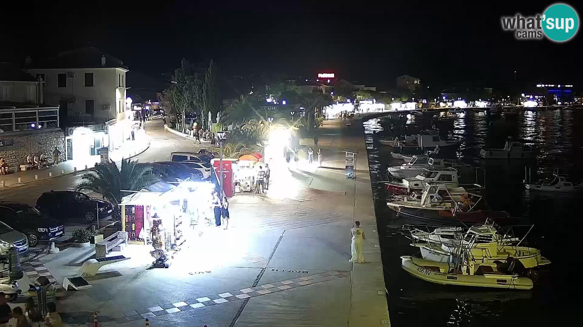 Novalja Livecam promenade