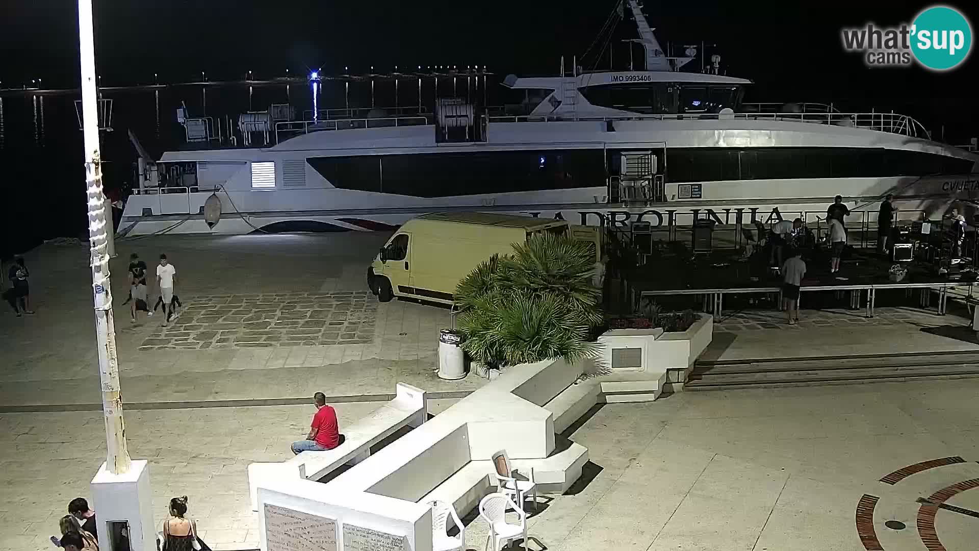 Livecam Promenade a Novalja