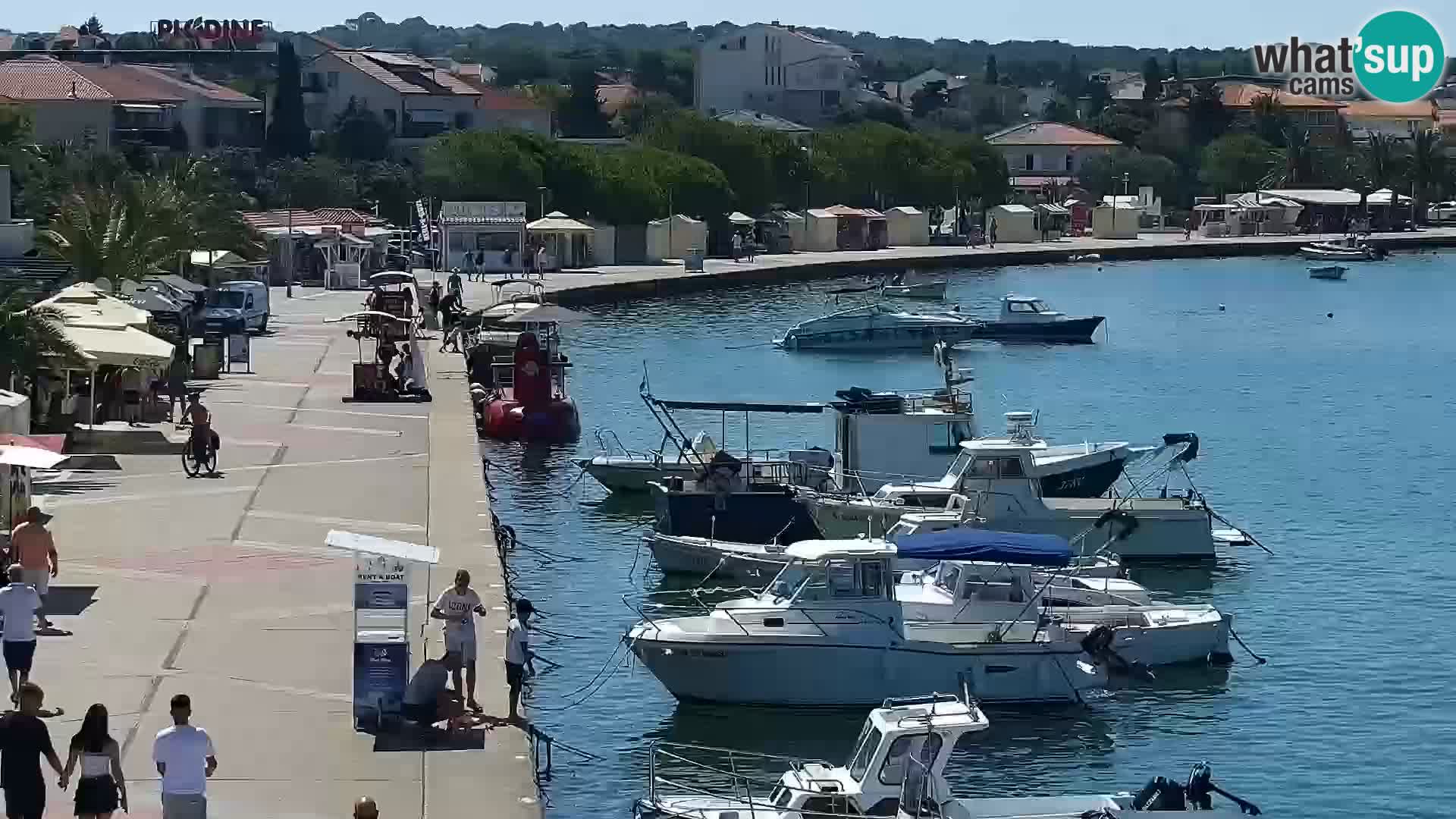 Novalja Livecam promenade