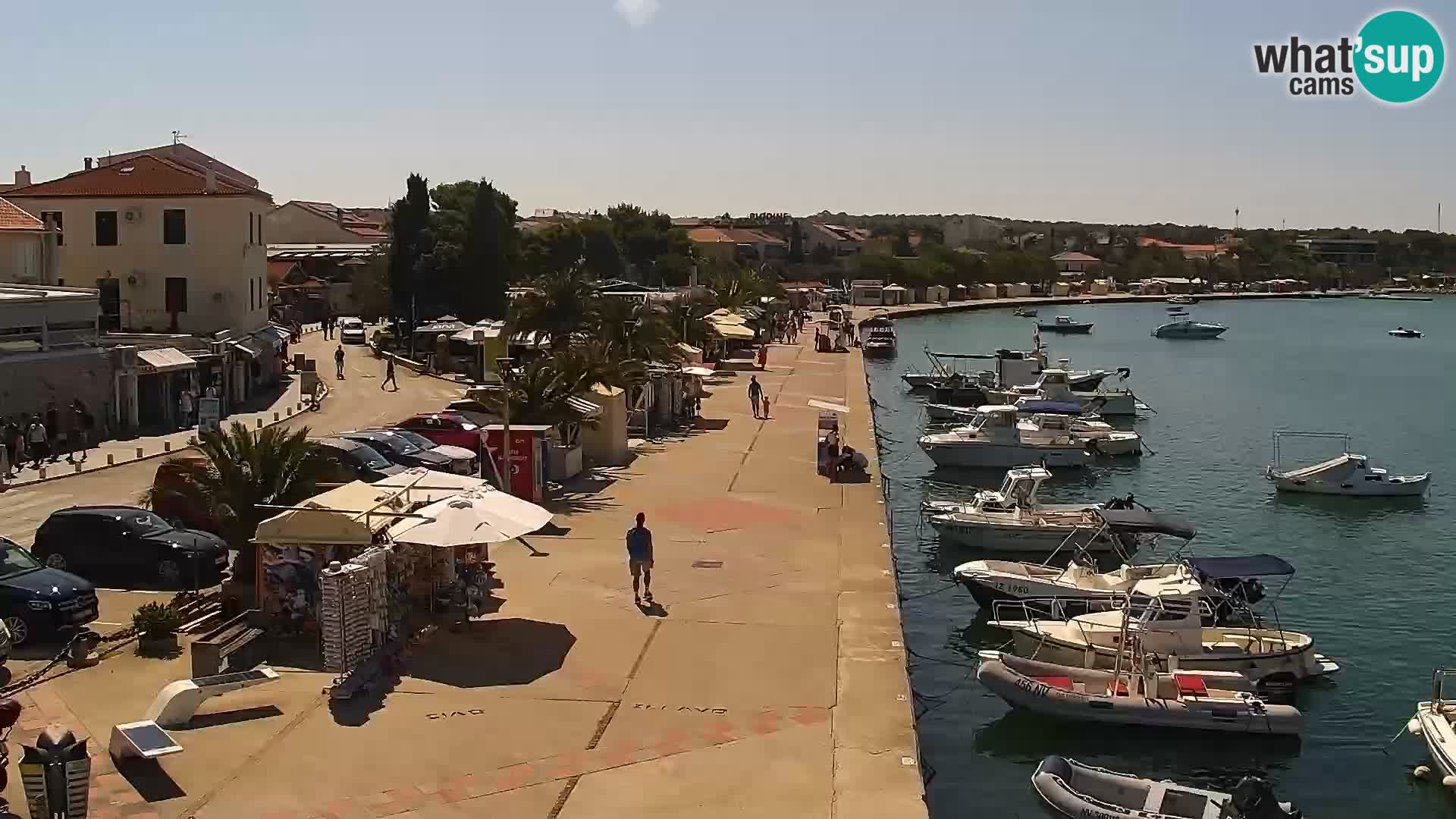 Novalja Livecam promenade