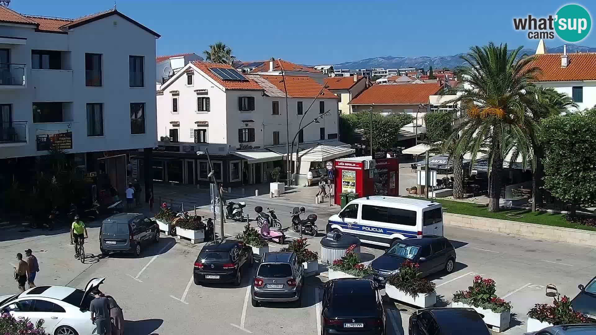 Novalja Livecam promenade