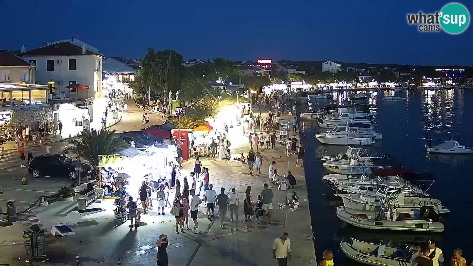 Livecam Promenade a Novalja
