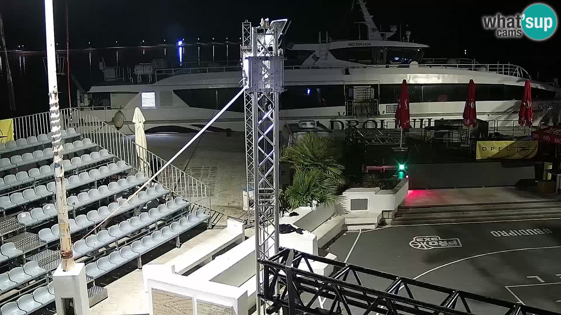 Novalja Livecam promenade