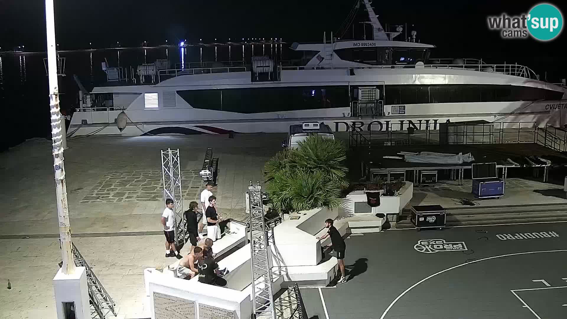 Novalja Livecam promenade