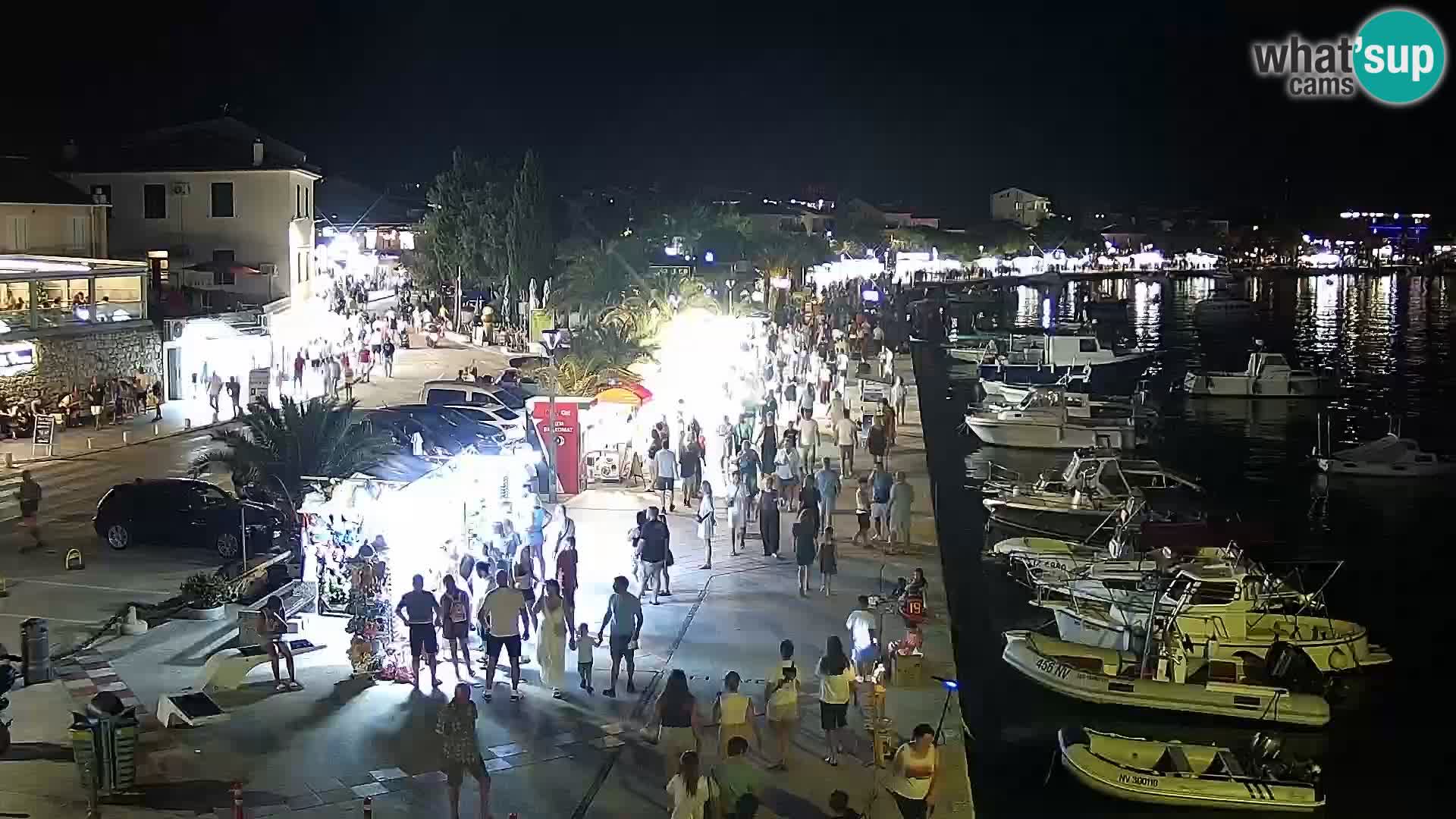 Livecam Promenade a Novalja