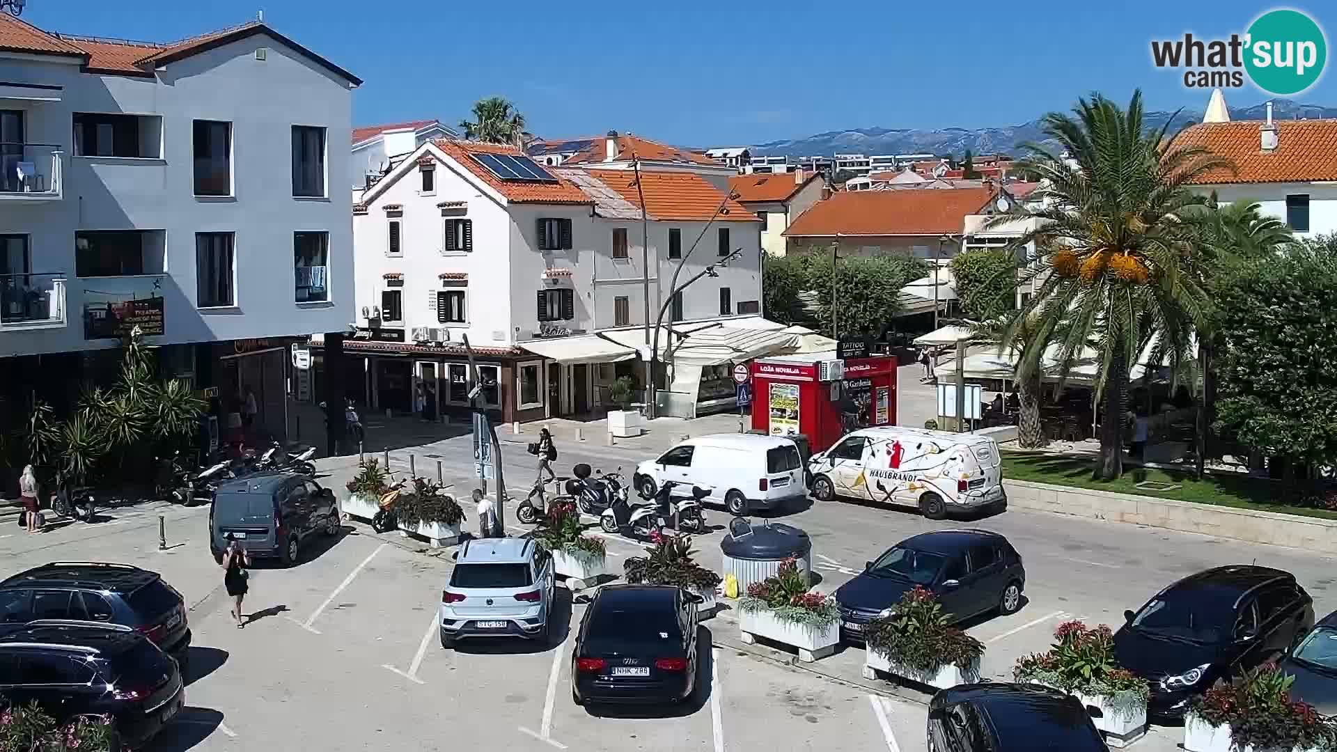 Novalja Livecam promenade