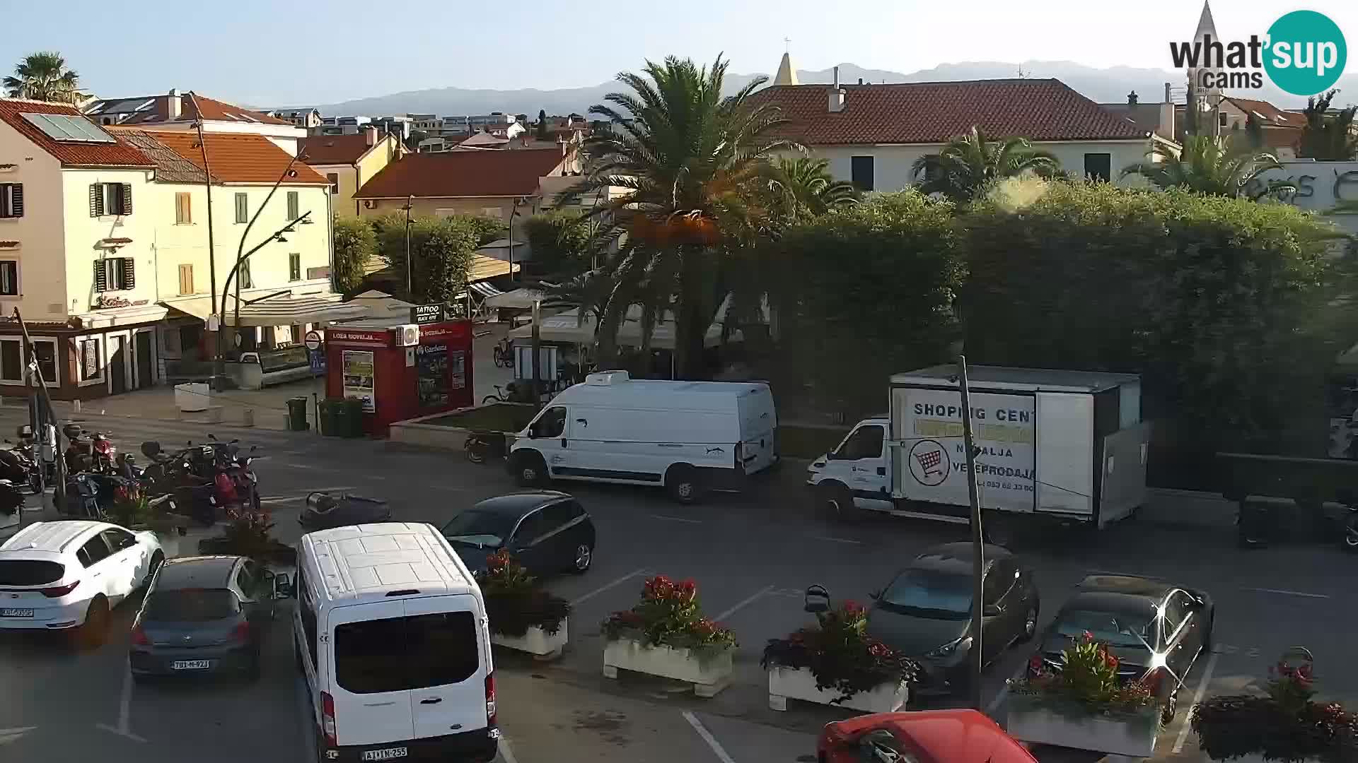 Novalja Livecam promenade