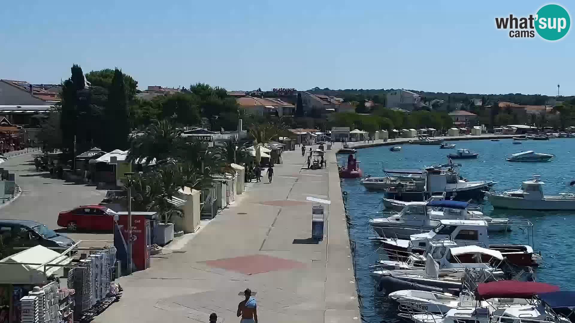 Novalja Livecam promenade