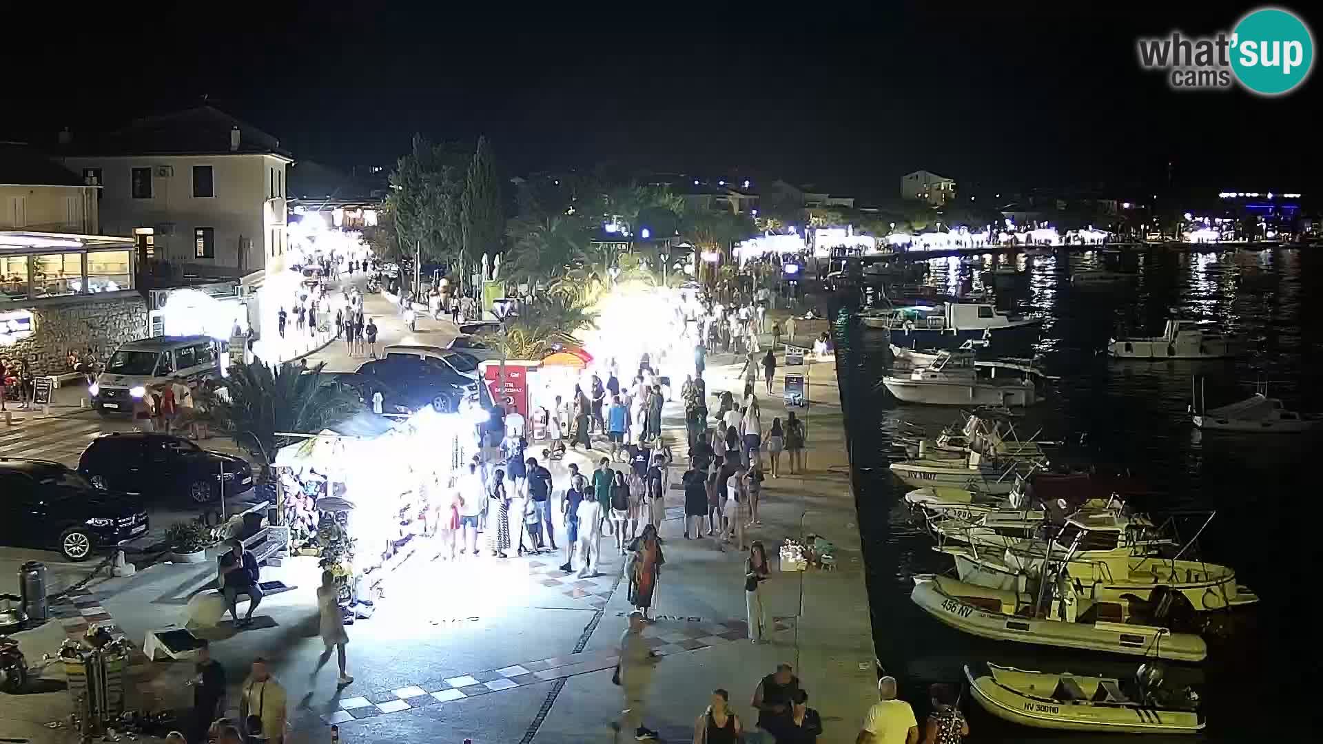 Novalja Livecam promenade