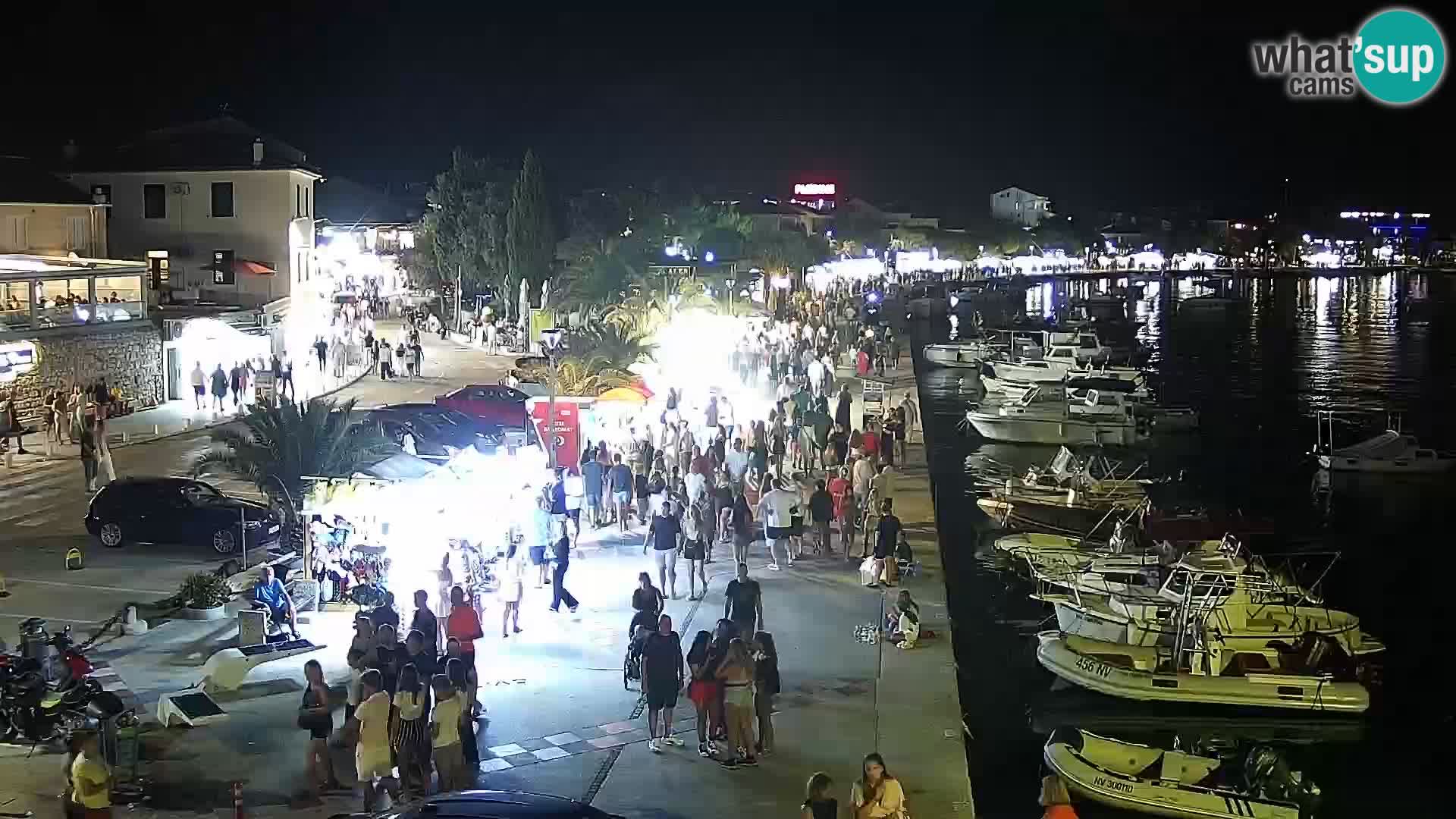 Livecam Promenade a Novalja
