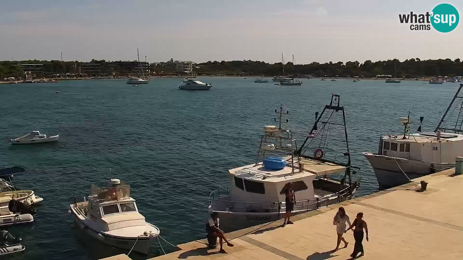 Novalja spletna kamera promenada