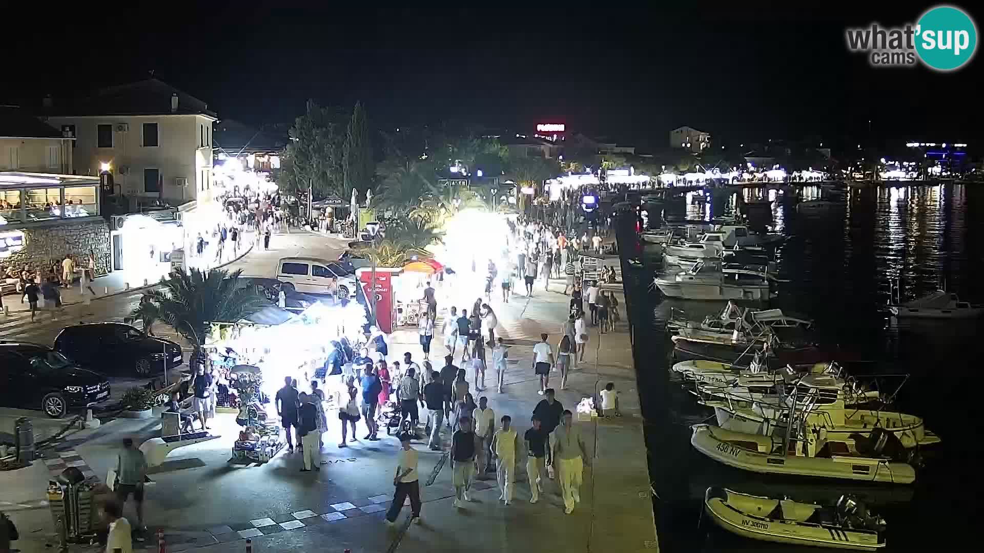 Novalja Livecam promenade