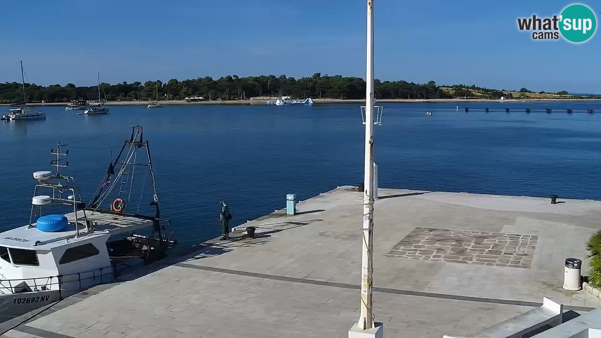 Webcam Novalja seaside promenade