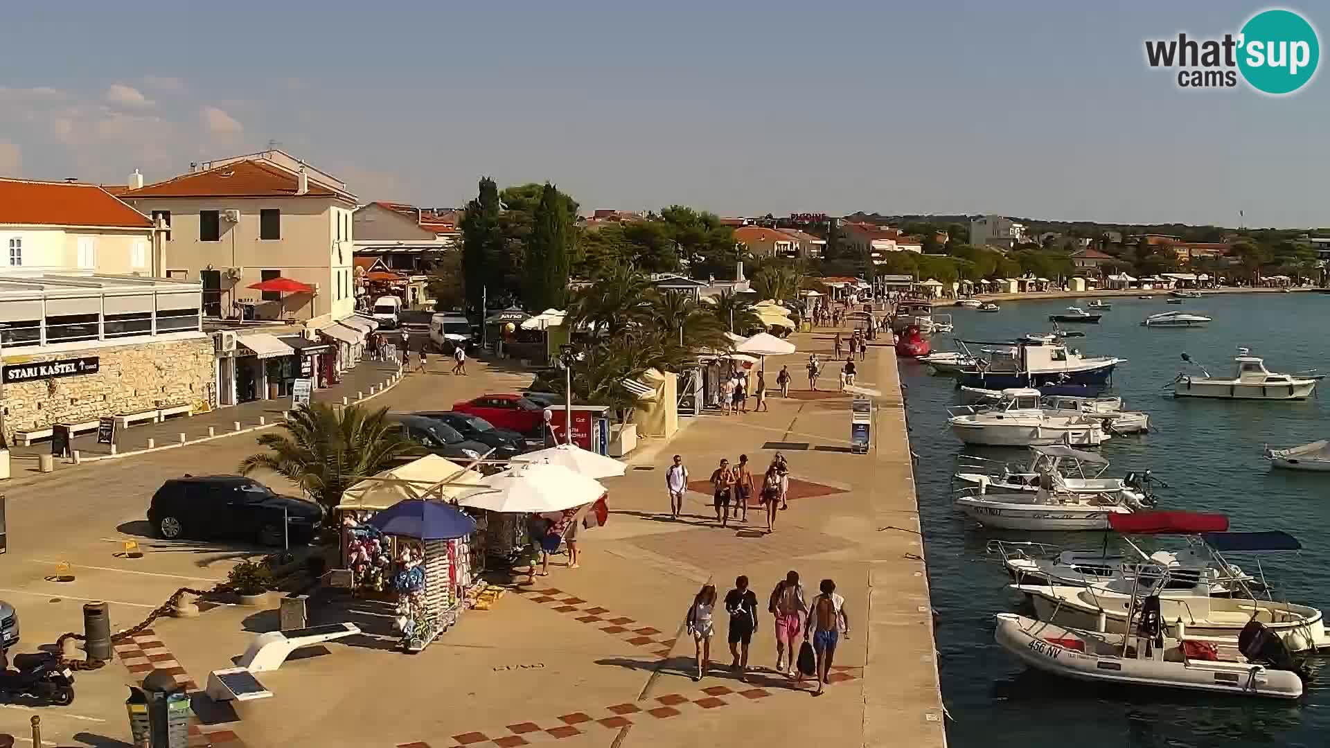 Livecam Promenade a Novalja