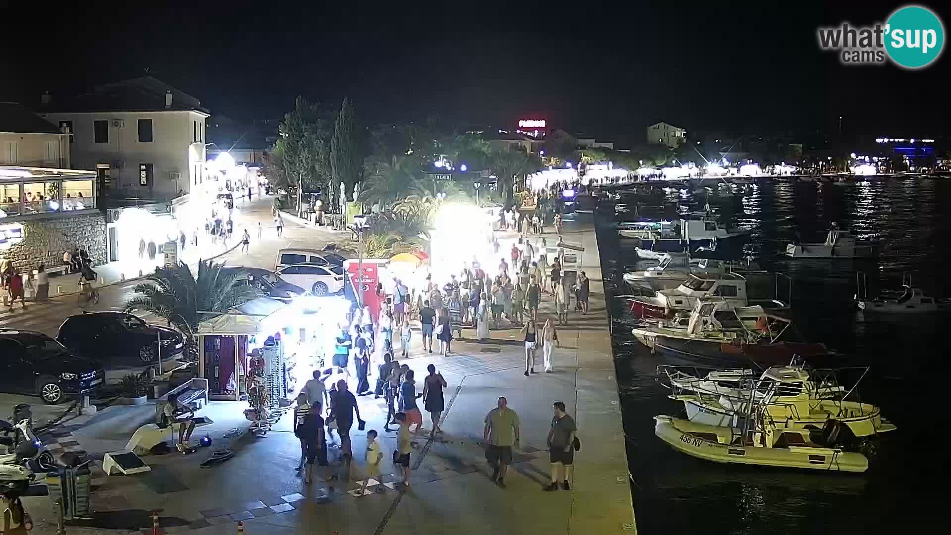 Novalja Livecam promenade