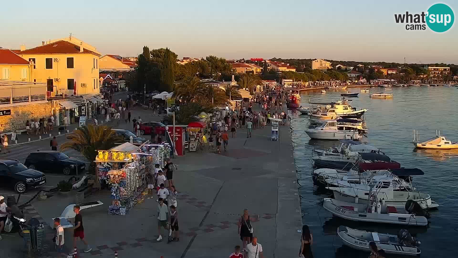 Novalja Livecam promenade