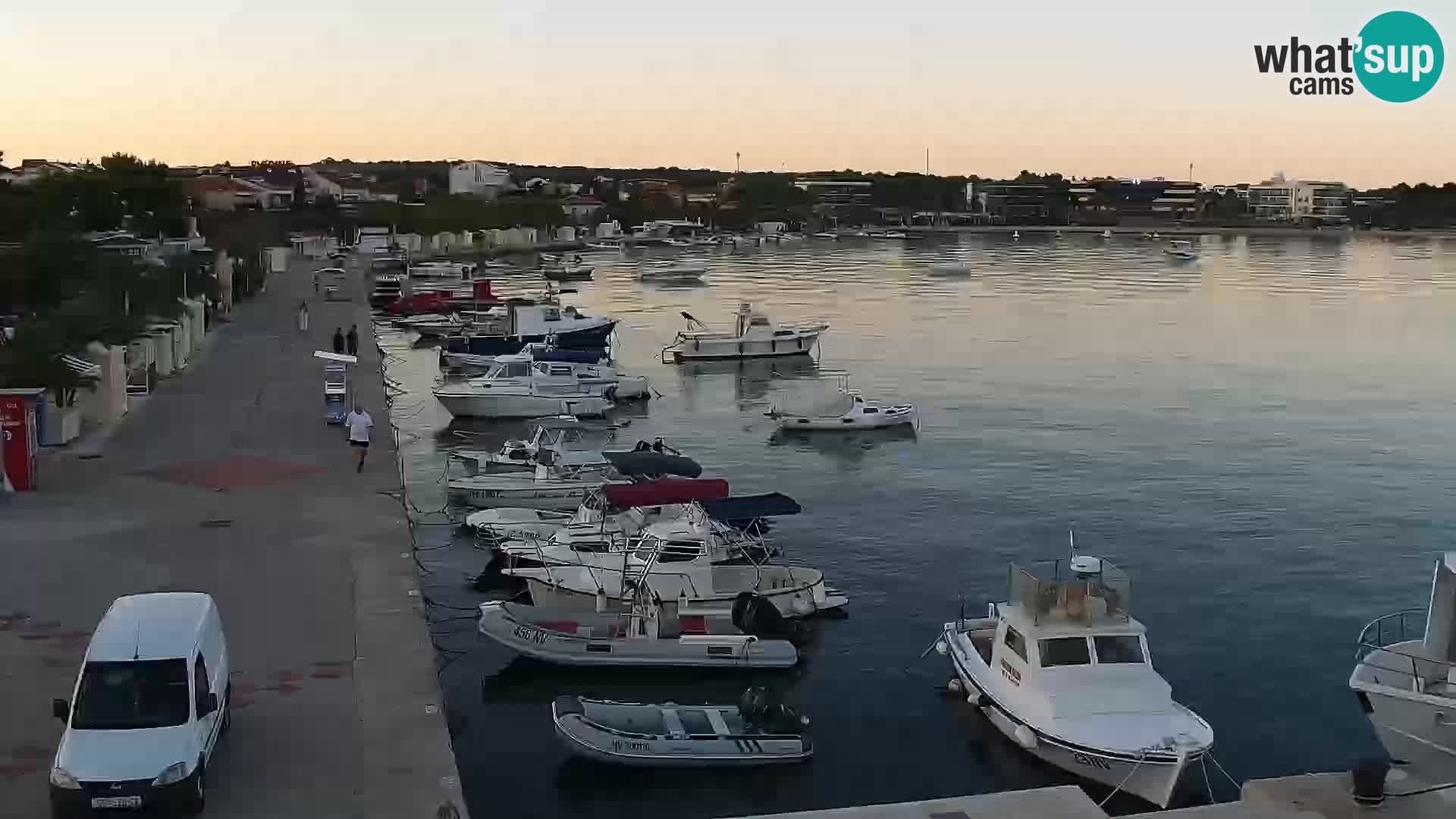 Novalja Livecam promenade