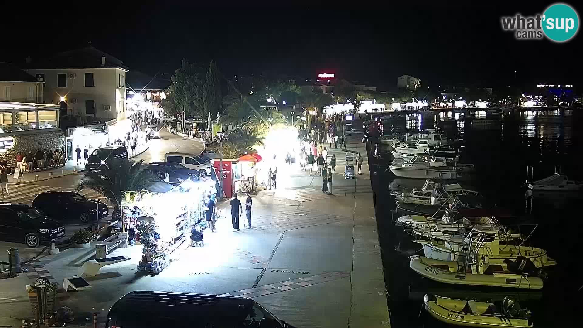 Livecam Promenade a Novalja