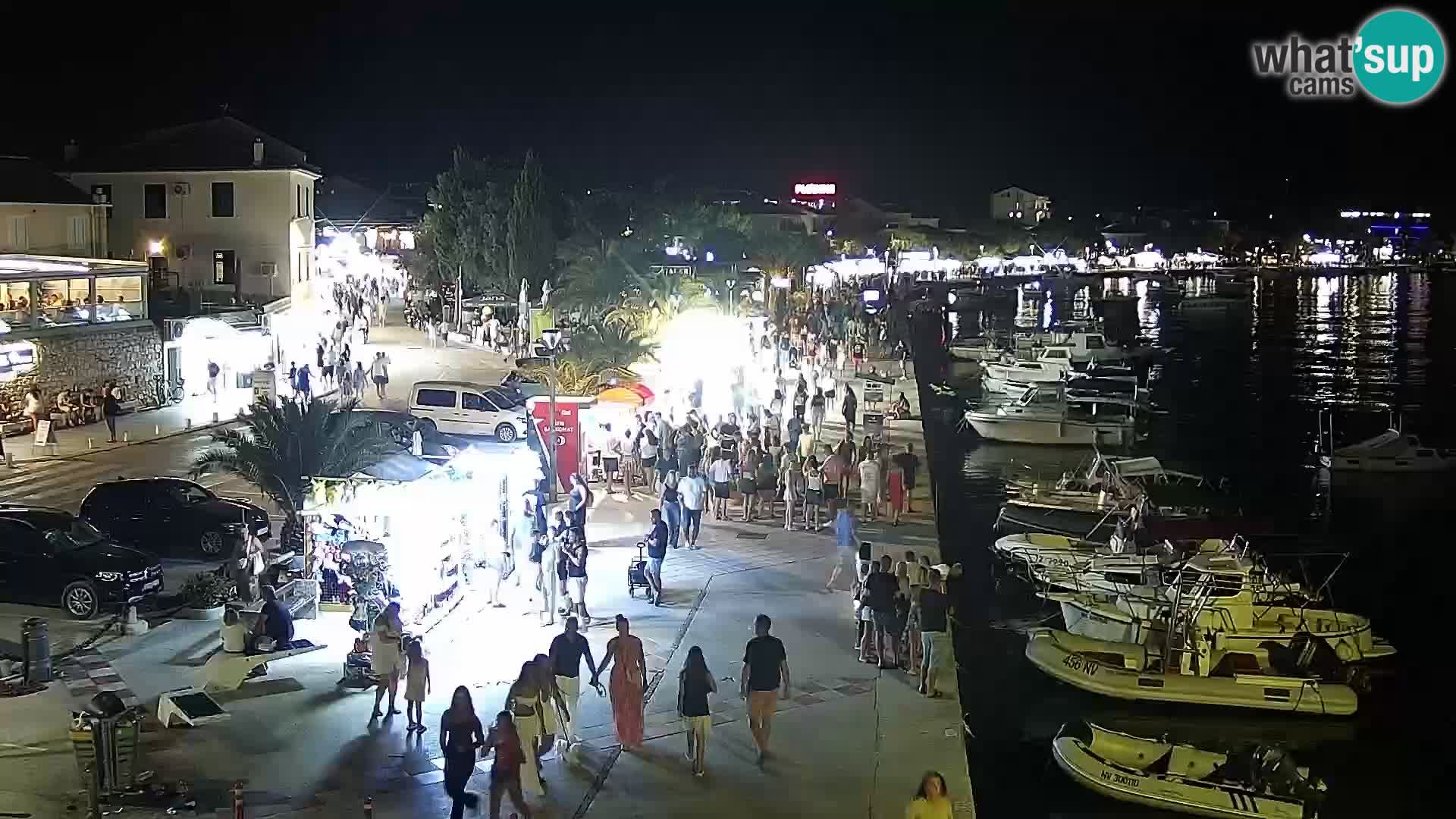 Livecam Promenade a Novalja