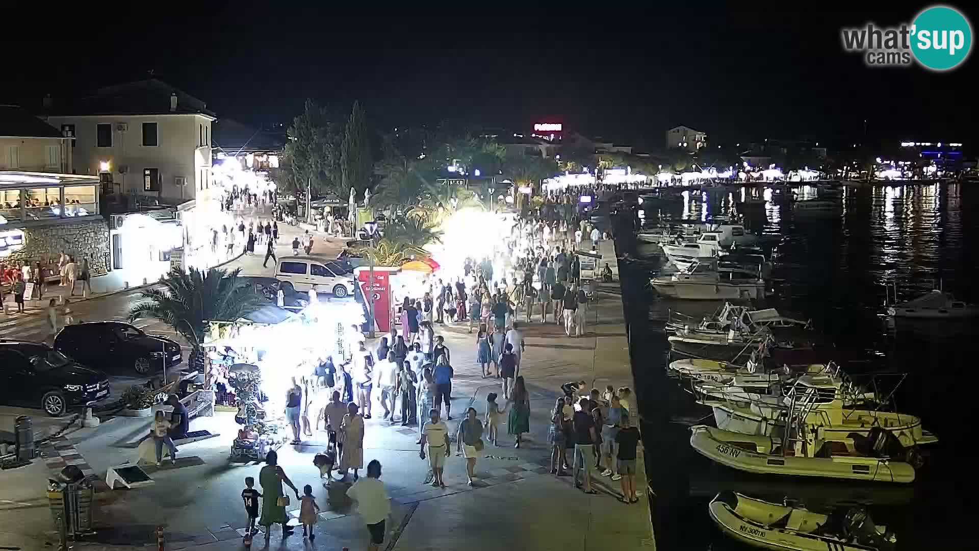 Livecam Promenade a Novalja