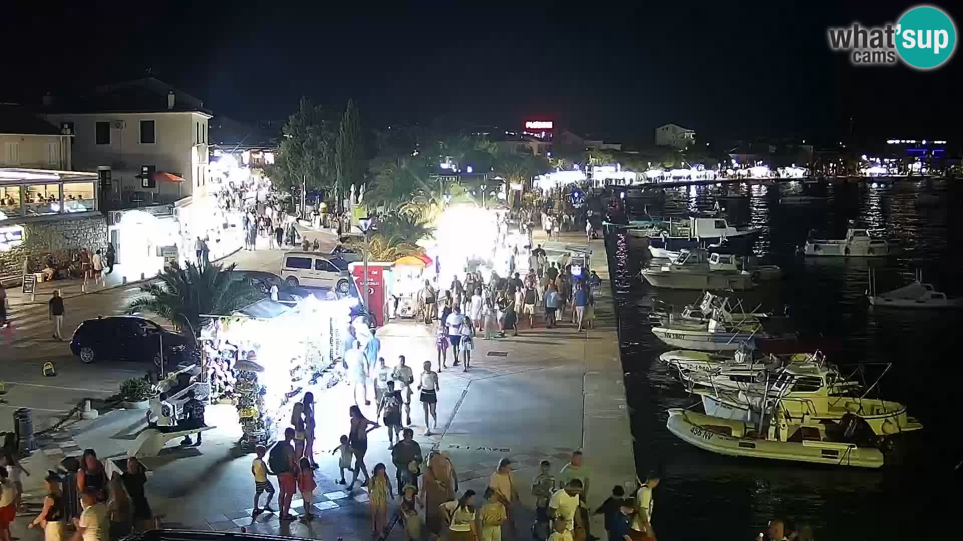 Livecam Promenade a Novalja