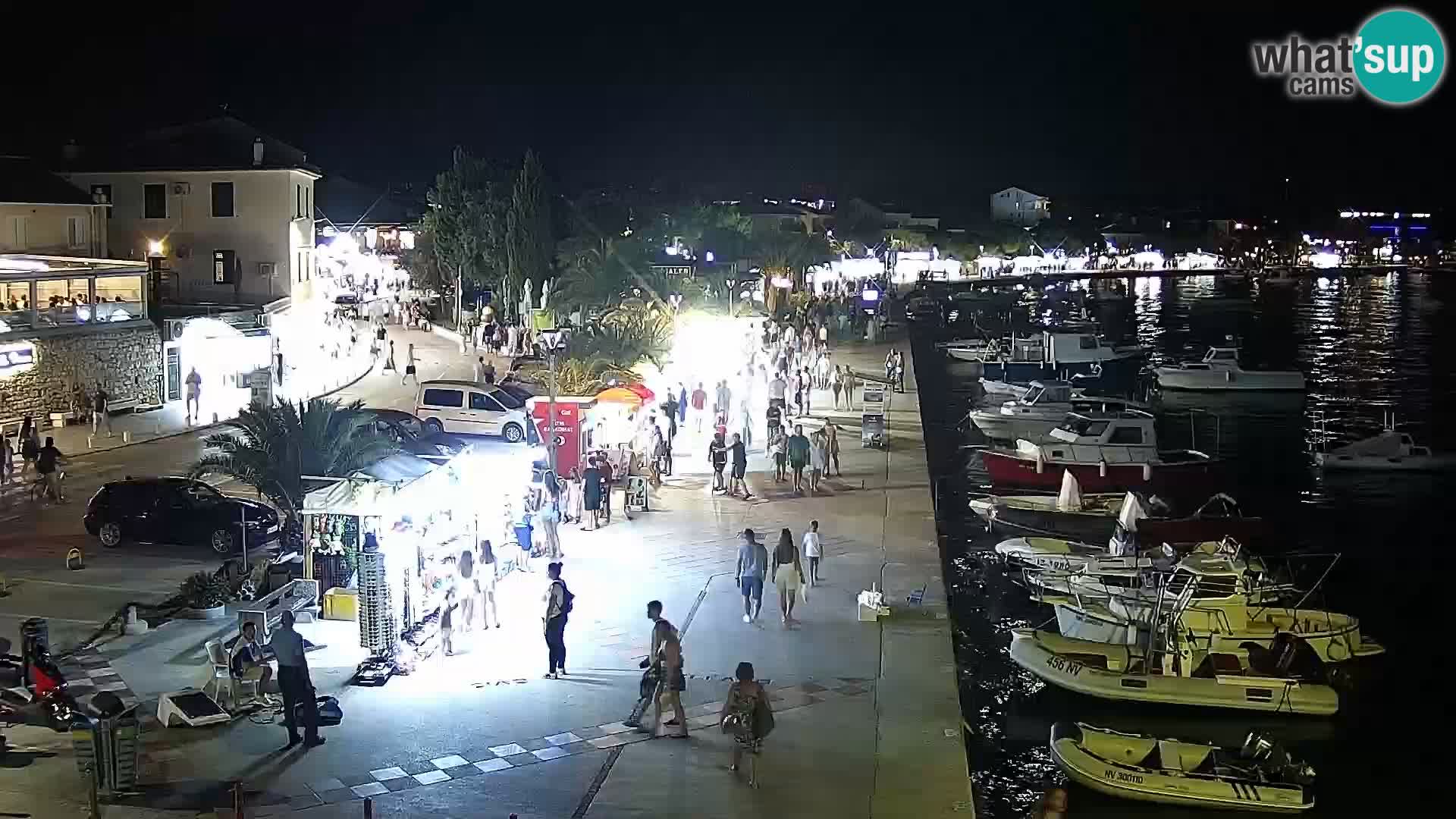 Livecam Promenade a Novalja