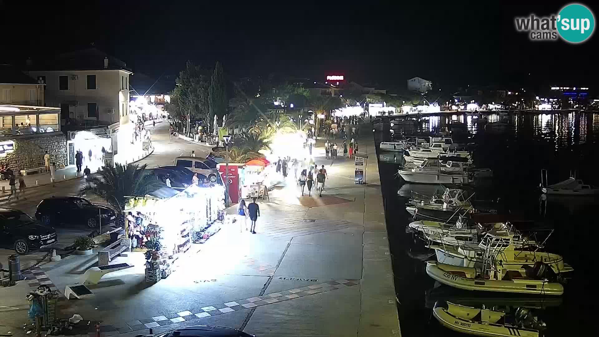 Livecam Promenade a Novalja
