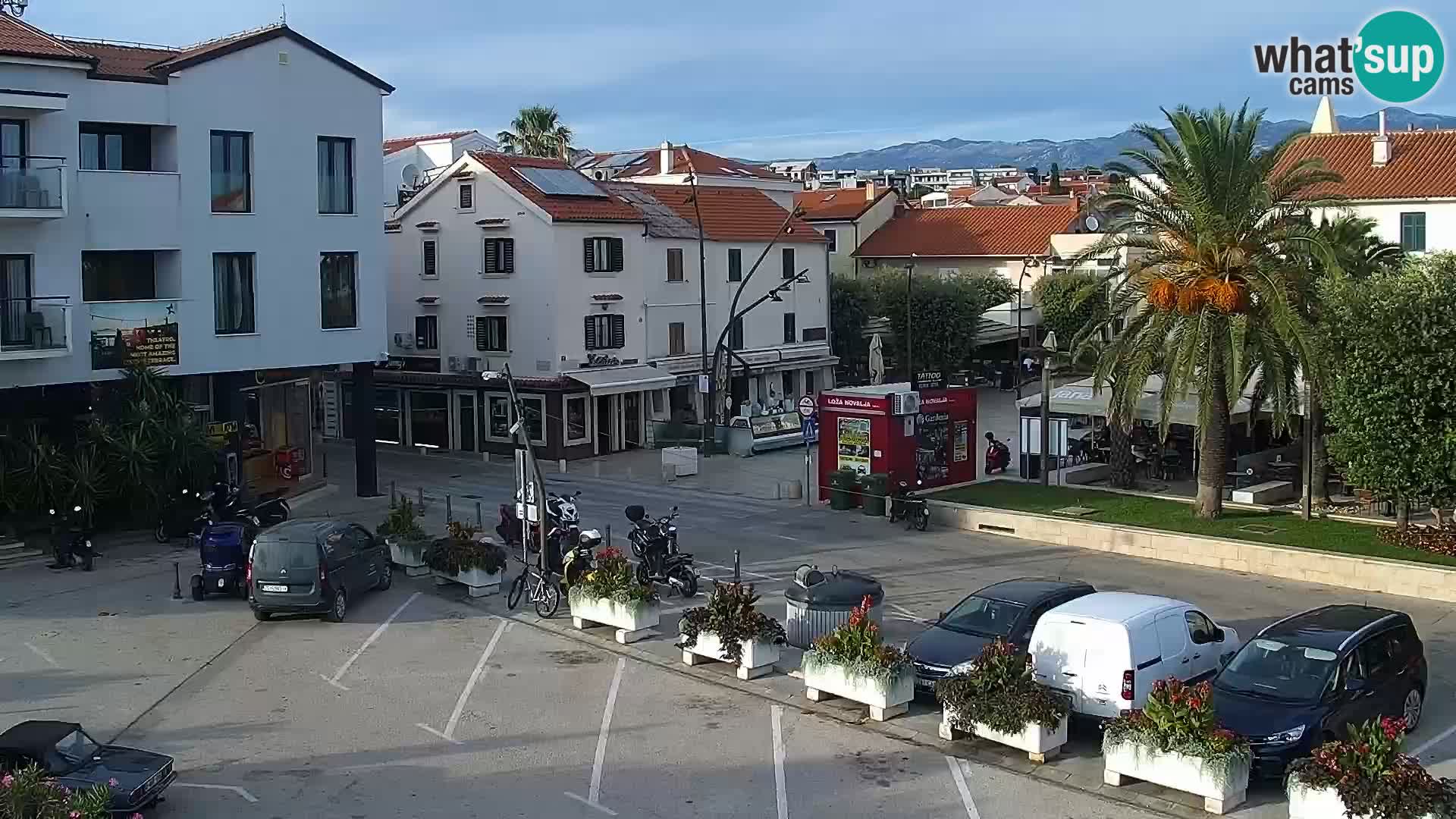 Livecam Promenade a Novalja