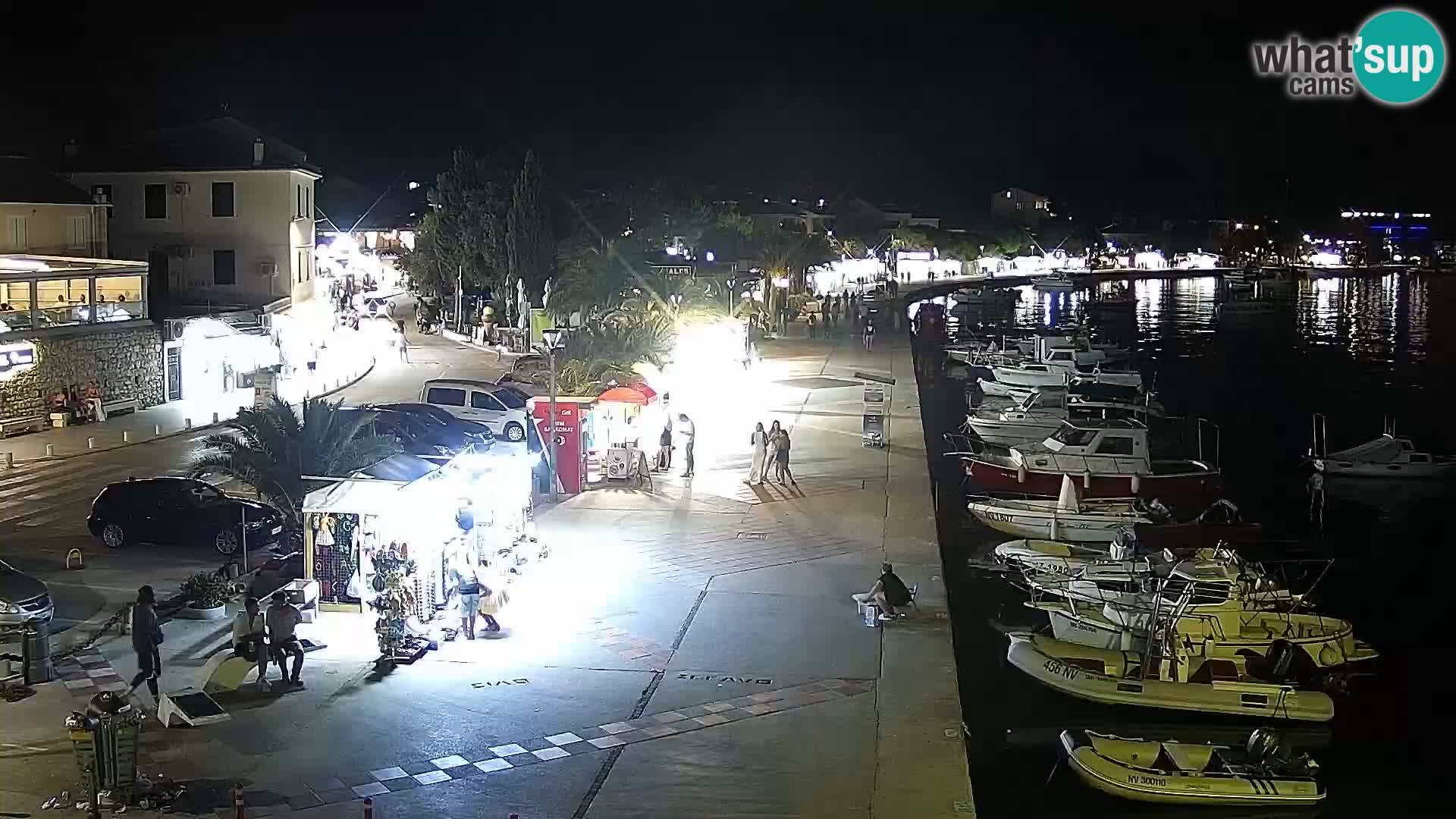 Novalja Livecam promenade