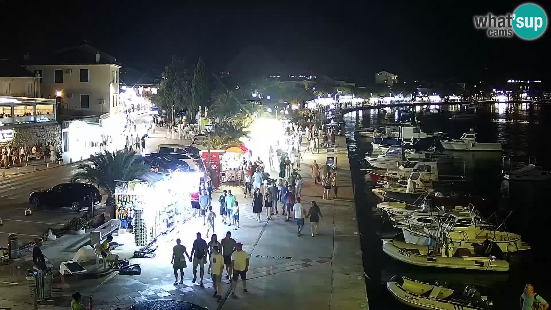 Livecam Promenade a Novalja