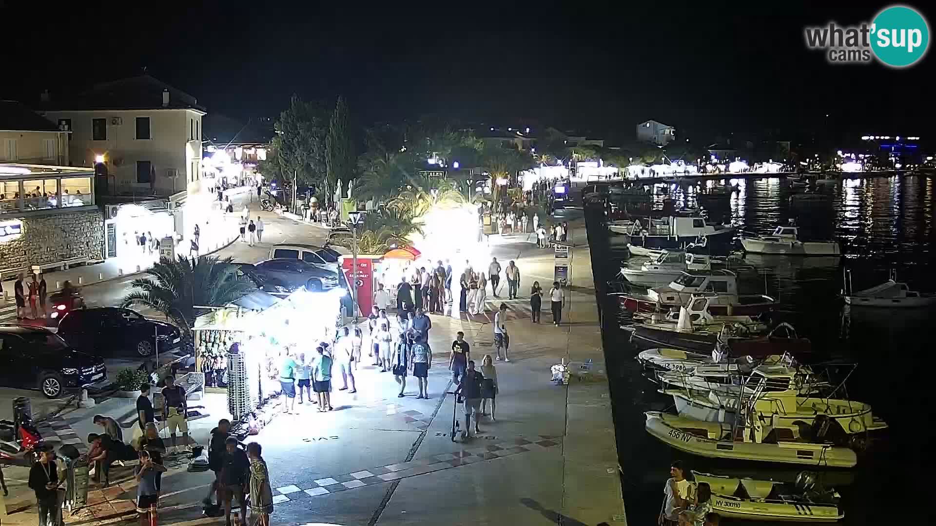 Novalja Livecam promenade