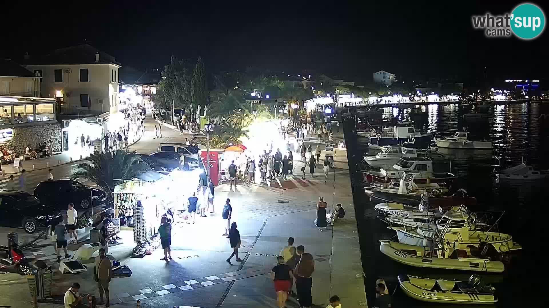 Novalja Livecam promenade