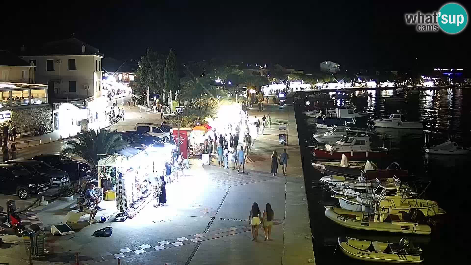 Livecam Promenade a Novalja
