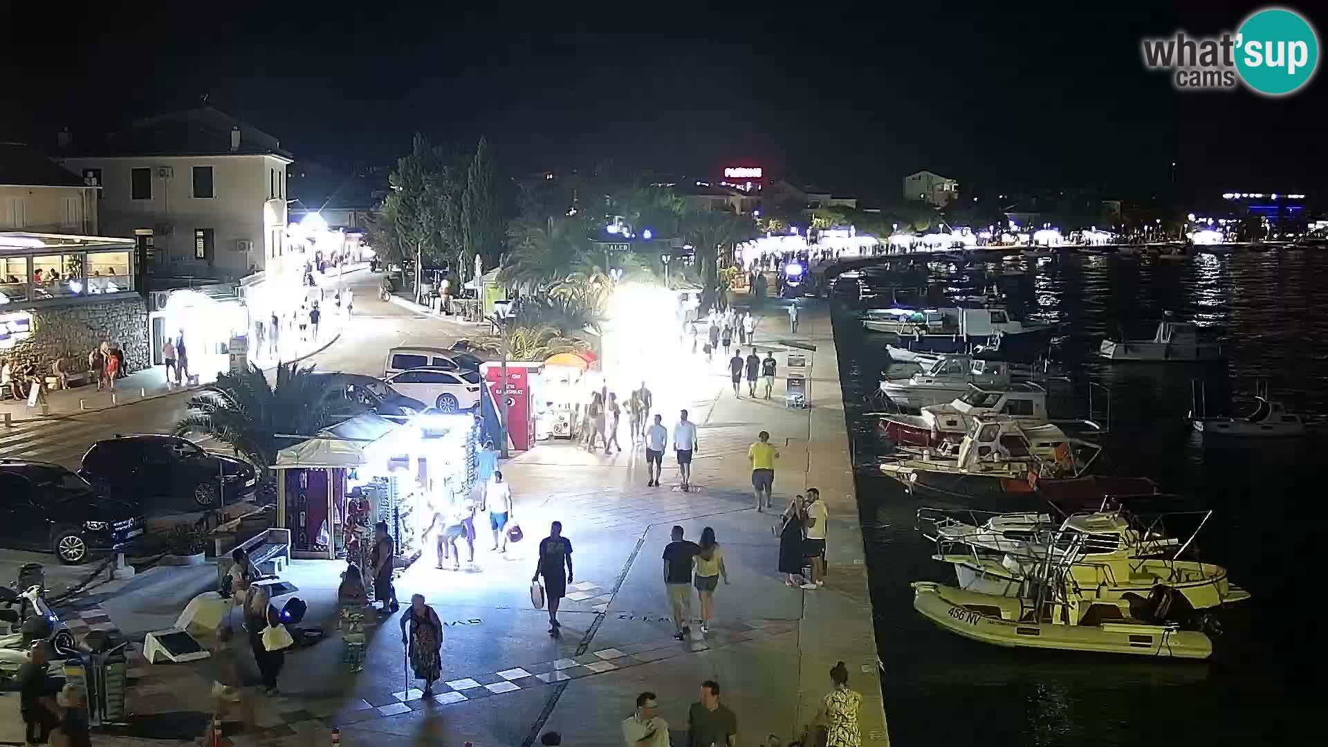 Livecam Promenade a Novalja