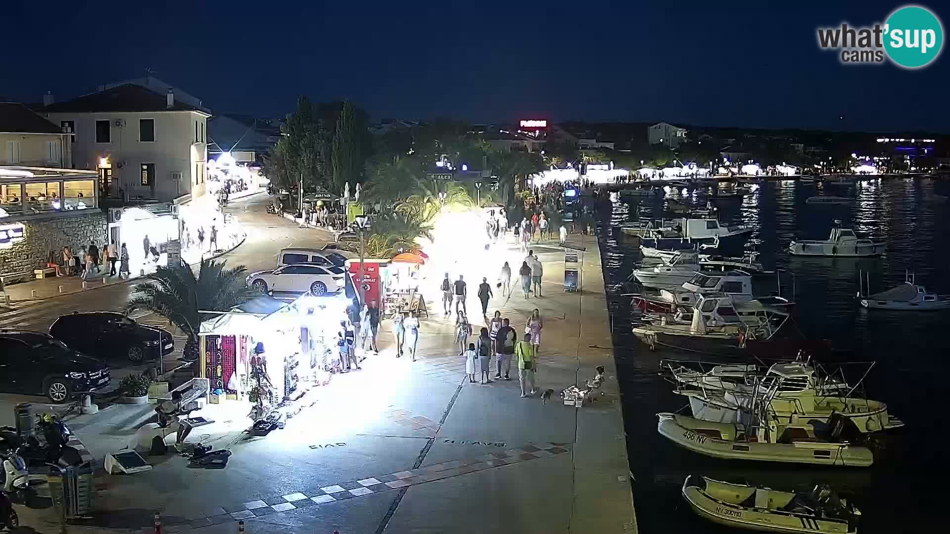 Livecam Promenade a Novalja