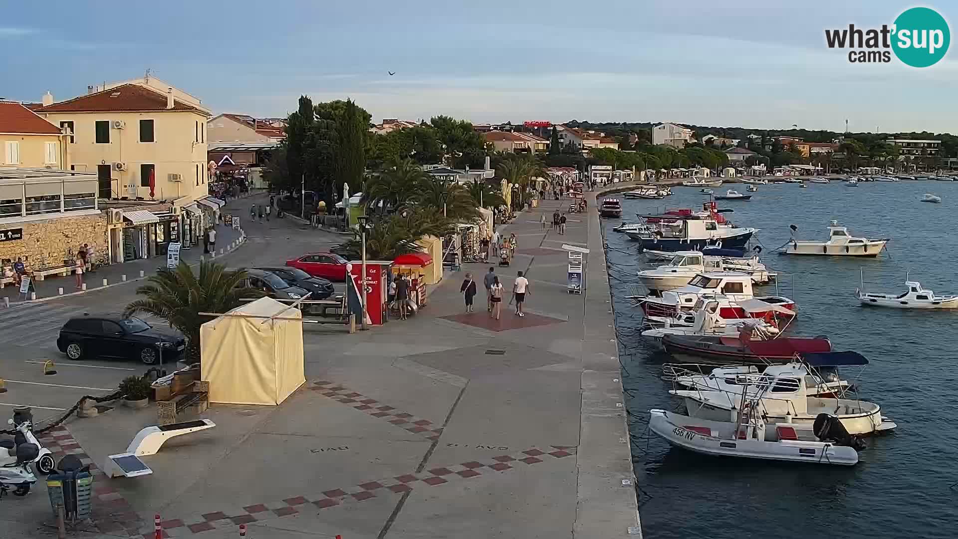 Livecam Promenade a Novalja