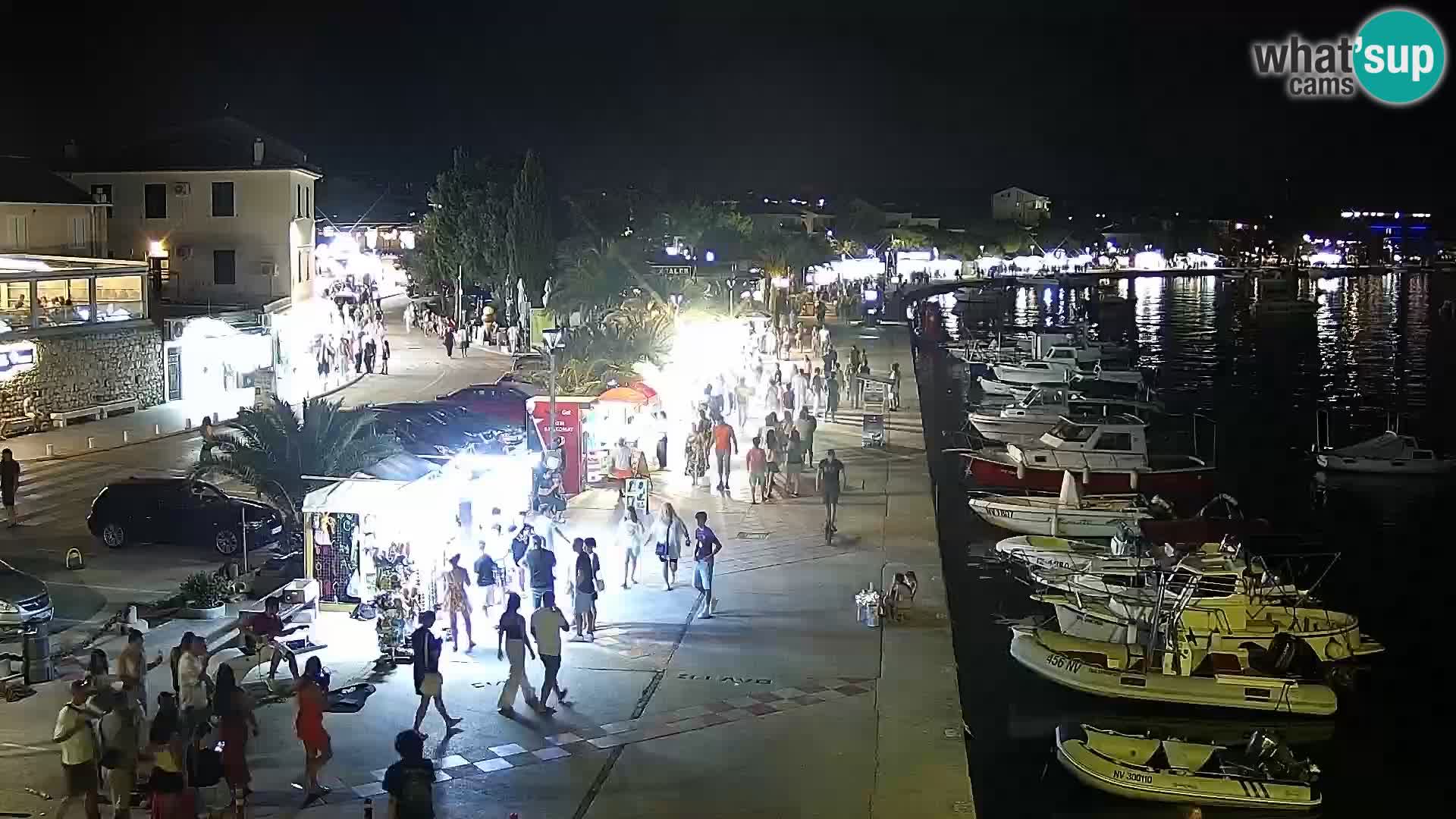 Novalja Livecam promenade