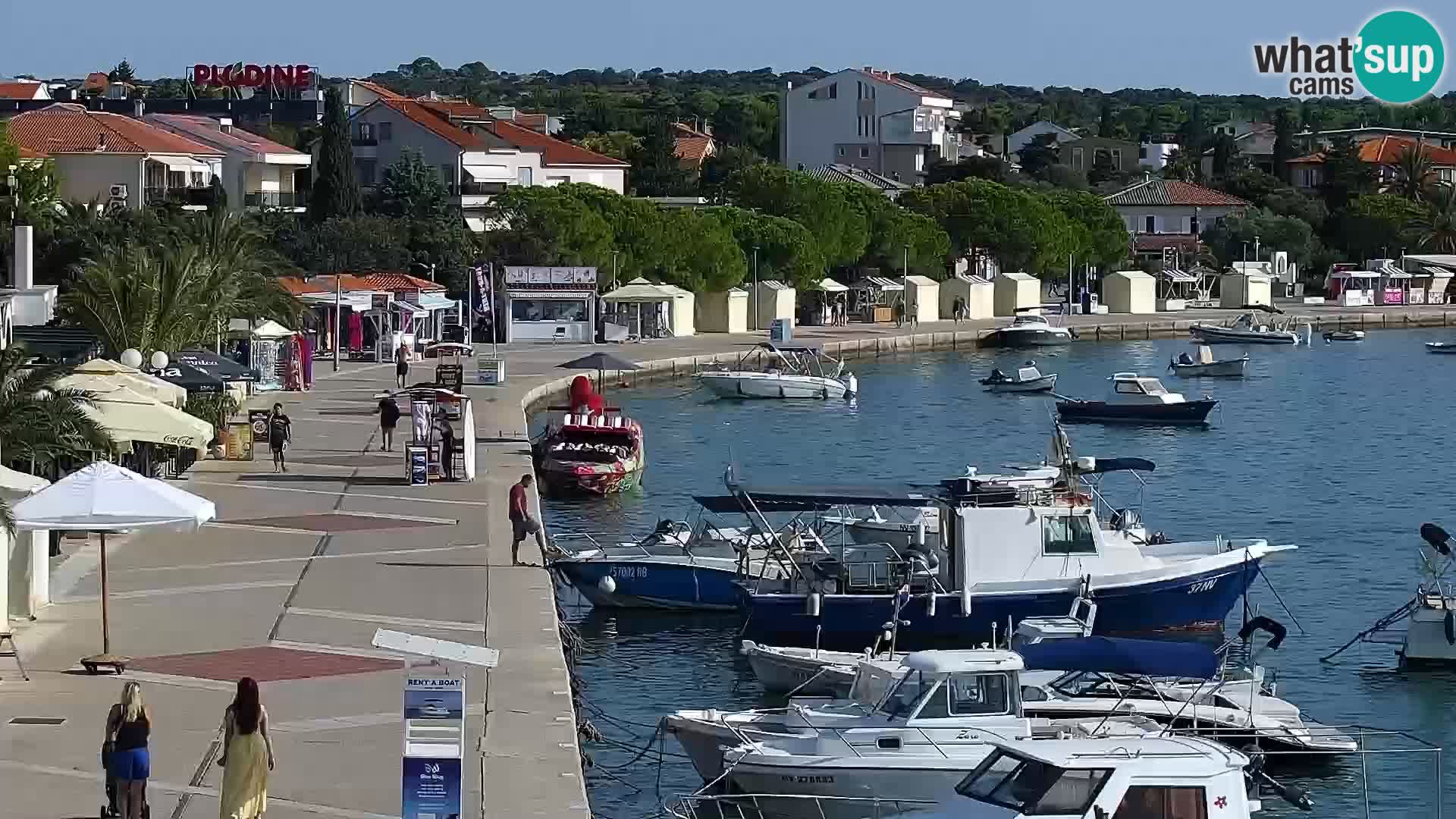 Livecam Promenade a Novalja