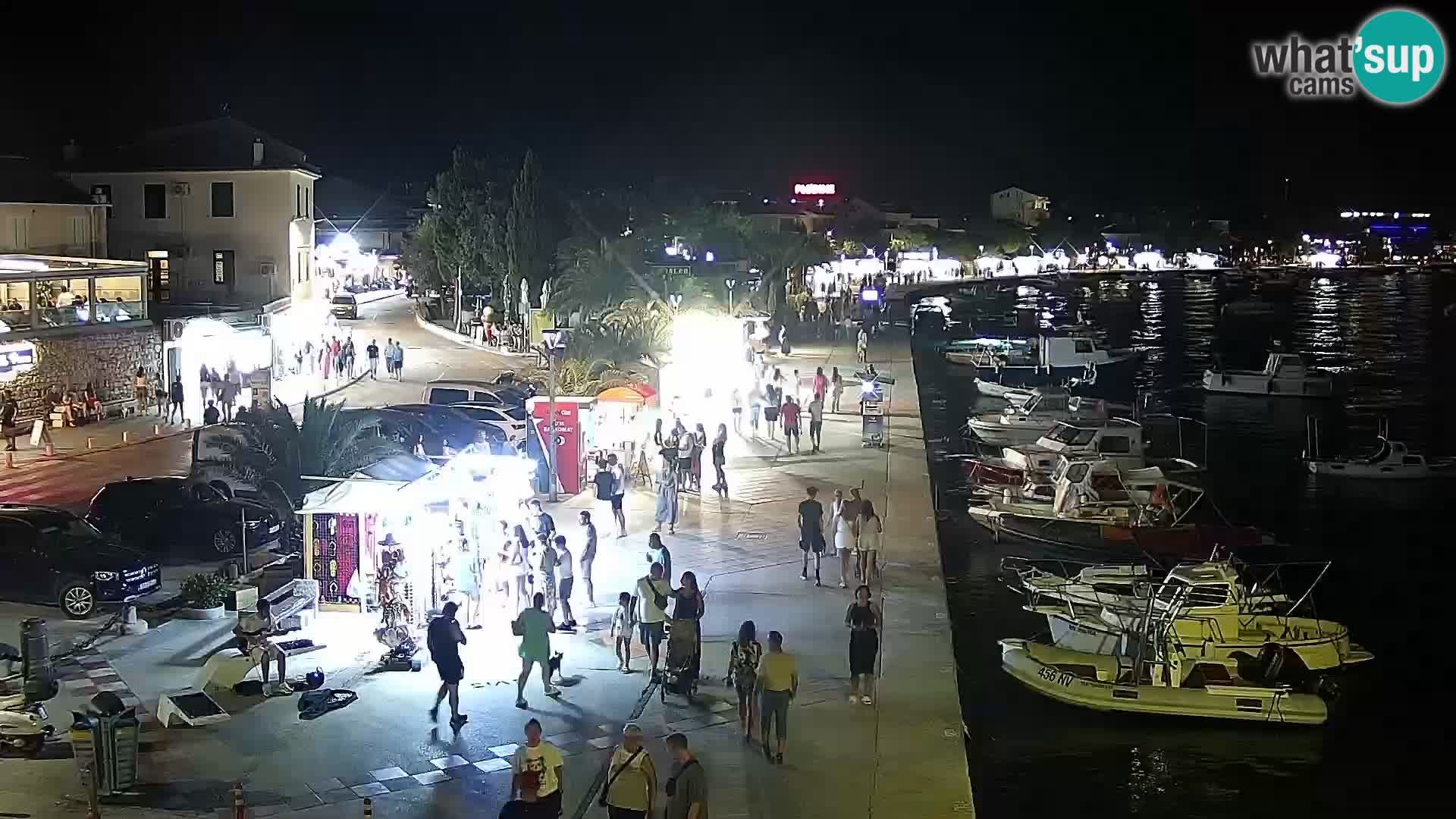 Livecam Promenade a Novalja