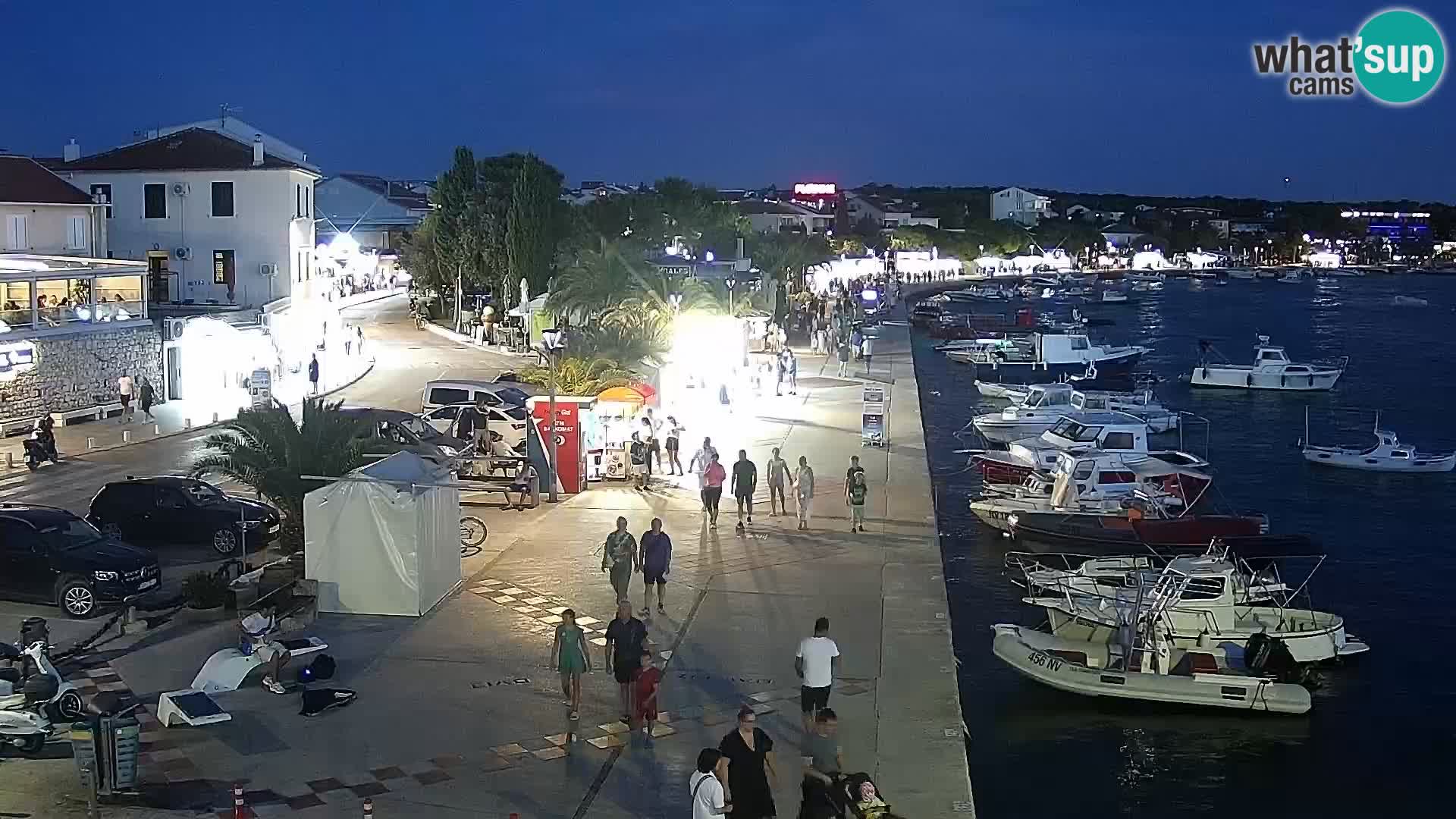 Novalja Livecam promenade