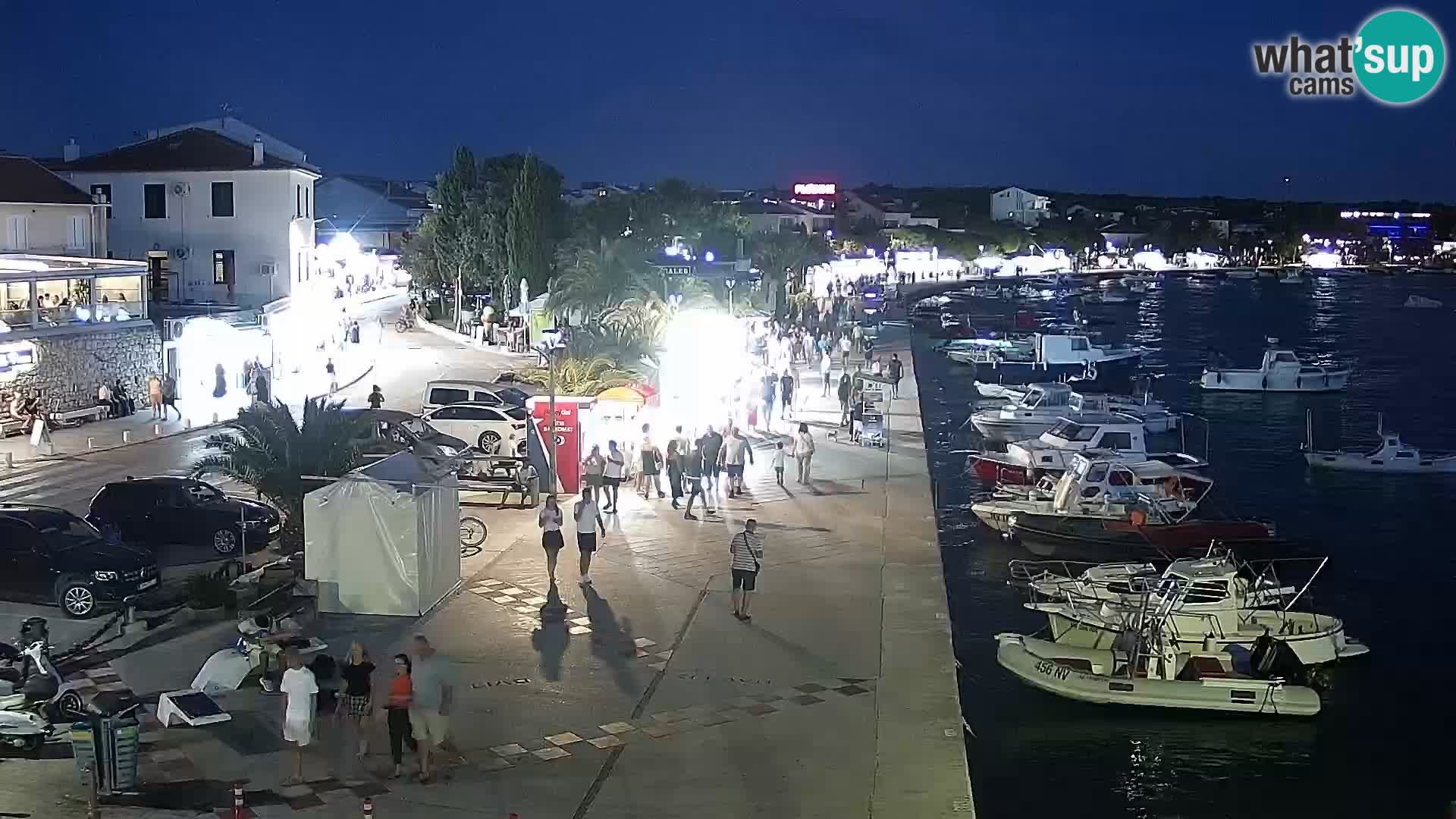 Livecam Promenade a Novalja