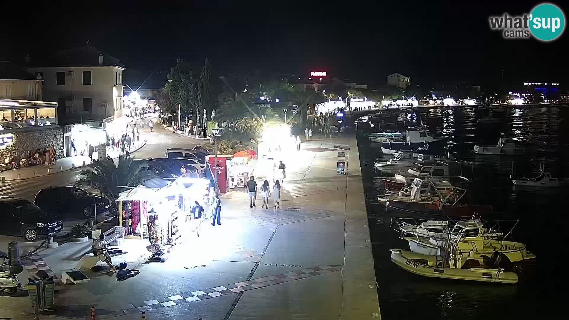 Livecam Promenade a Novalja